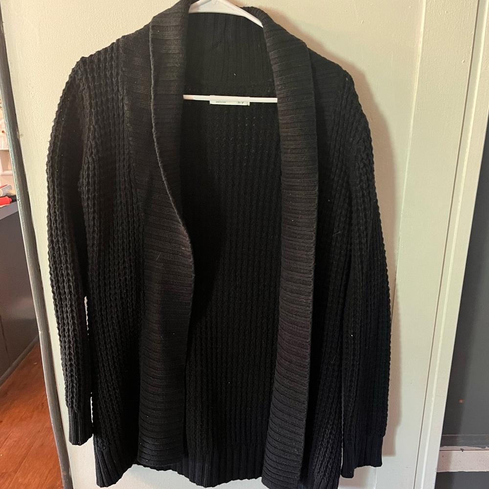 Old Navy Black Cable Knot Sweater
